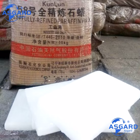 Factory Price Solid Kunlun Brand Fully Refined 58/60 /Semi Refined /Crude Paraffin Wax Industrial Grade/Food Grade for Candle