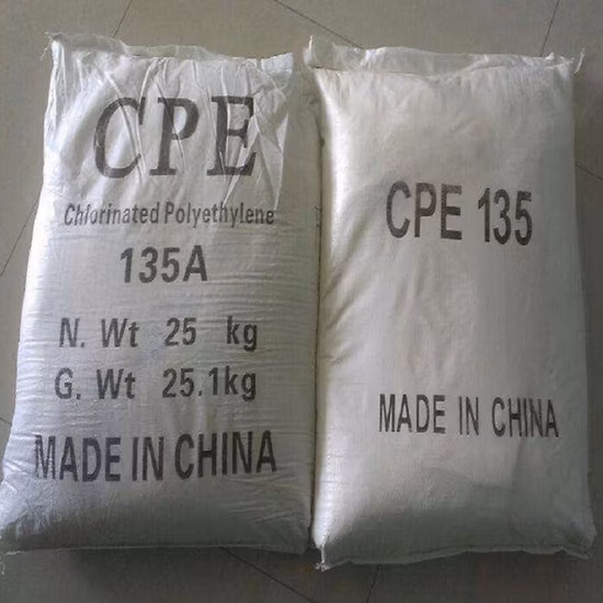 Заводская поставка химической промышленности класса 100% хлорированного полиэтилена химического CPE 135 для продажи